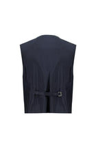 Koyu Lacivert Regular Fit Yünlü Kombinli Yelekli Takım Elbise