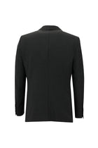 Koyu Antrasit Relaxed Fit Rahat Kesim Yünlü Kombinli Yelekli Takım Elbise