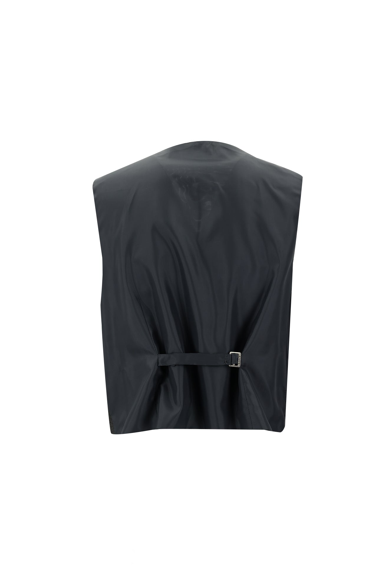 Koyu Antrasit Relaxed Fit Rahat Kesim Yünlü Kombinli Yelekli Takım Elbise