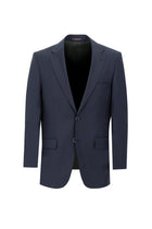 Koyu Lacivert 4 Drop Relaxed Fit Rahat Kesim Yünlü Tak?m Elbise-Abdullah Ki??l?