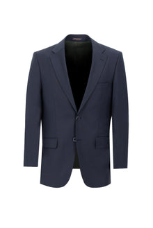 Koyu Lacivert 4 Drop Relaxed Fit Rahat Kesim Yünlü Tak?m Elbise-Abdullah Ki??l?