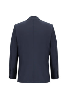 Koyu Lacivert 4 Drop Relaxed Fit Rahat Kesim Yünlü Tak?m Elbise-Abdullah Ki??l?