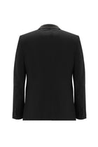 Siyah Slim Fit Dar Kesim Şal Yaka Yelekli Smokin & Damatlık