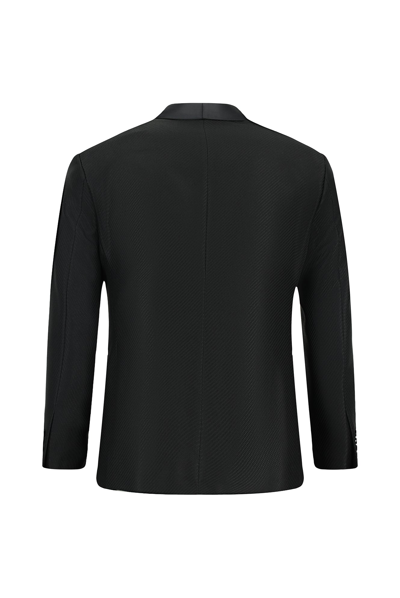 Siyah Slim Fit Dar Kesim Şal Yaka Smokin & Damatlık