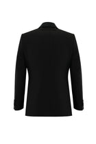 Siyah Slim Fit Dar Kesim Şal Yaka Yelekli Smokin & Damatlık