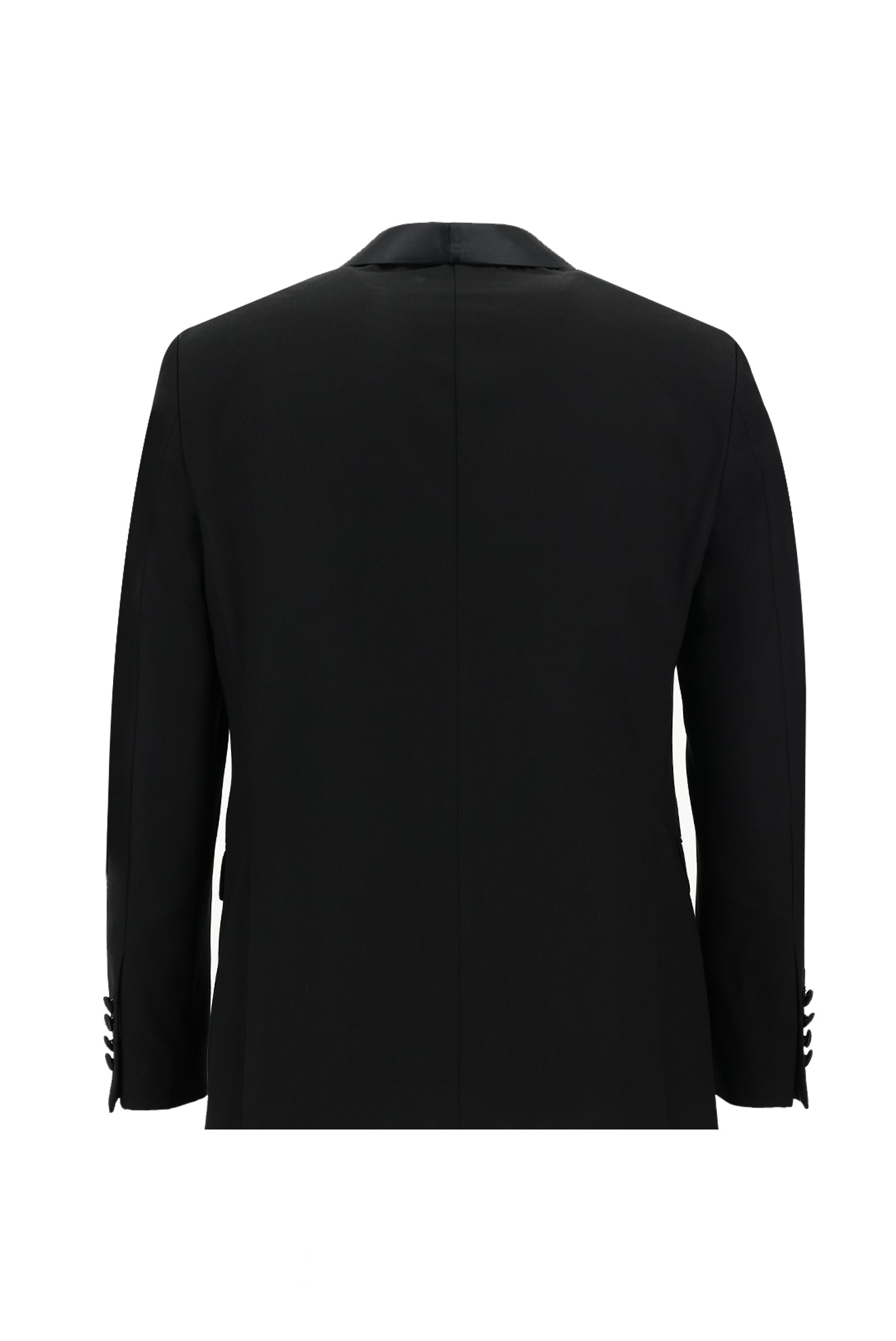 Siyah Slim Fit Dar Kesim Şal Yaka Smokin & Damatlık