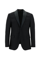 Siyah Slim Fit Dar Kesim Şal Yaka Smokin & Damatlık