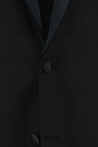 Siyah Slim Fit Dar Kesim Şal Yaka Smokin & Damatlık