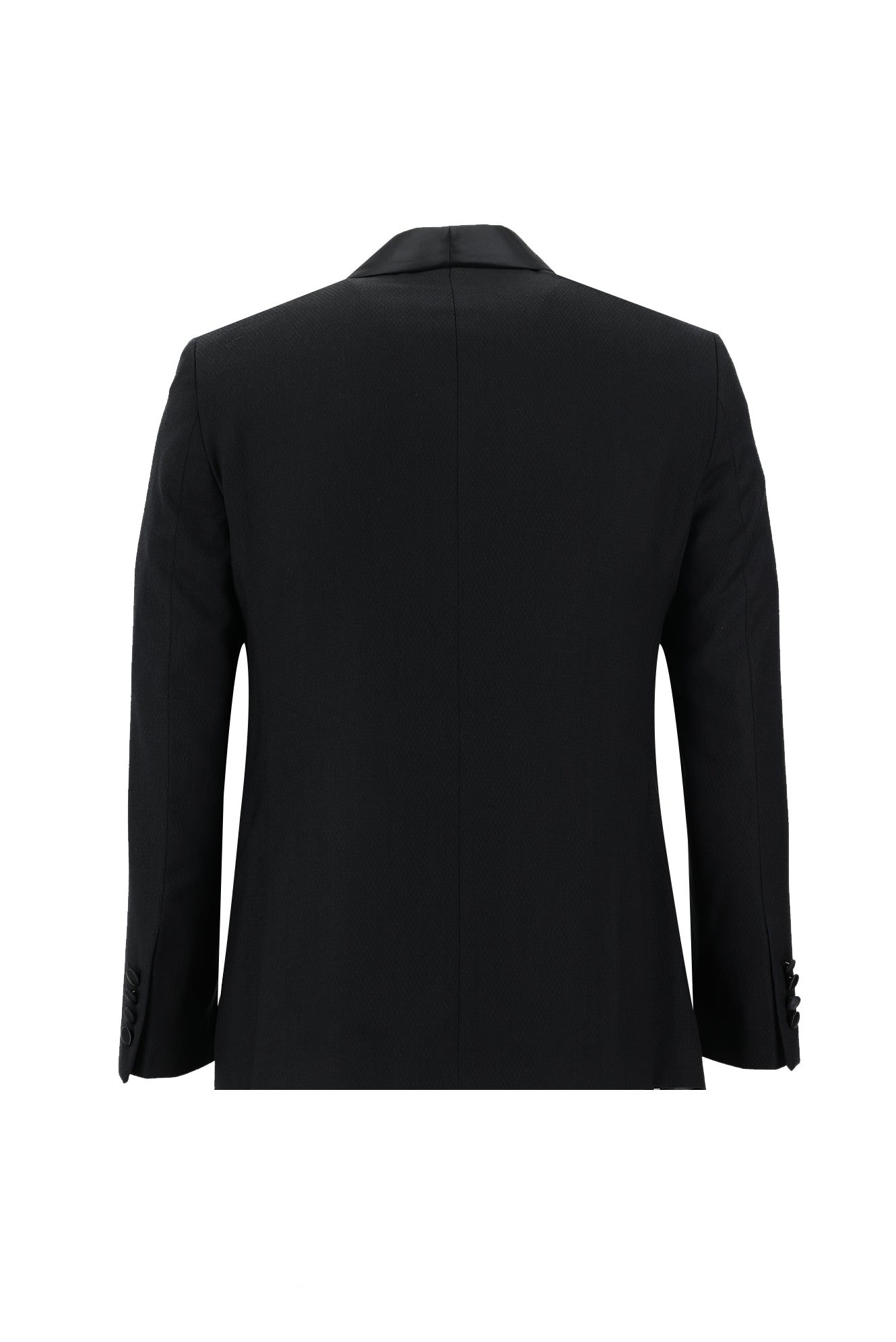 Siyah Slim Fit Dar Kesim Şal Yaka Smokin & Damatlık