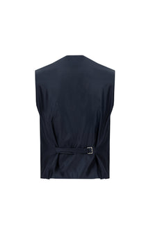 Mavi 7 Drop Slim Fit Dar Kesim Yünlü Kombinli Yelekli Tak?m Elbise-Abdullah Ki??l?