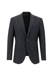 Siyah 6 Drop Regular Fit Standart Kesim Yünlü Tak?m Elbise-Abdullah Ki??l?
