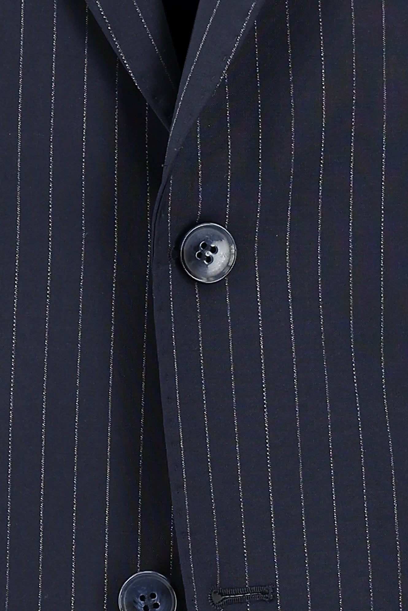 Koyu Lacivert 7 Drop Slim Fit Dar Kesim Yünlü Tak?m Elbise-Abdullah Ki??l?