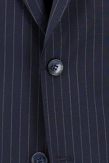 Koyu Lacivert 7 Drop Slim Fit Dar Kesim Yünlü Tak?m Elbise-Abdullah Ki??l?