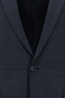 Orta Lacivert 7 Drop Slim Fit Dar Kesim Yünlü Kombinli Tak?m Elbise-Abdullah Ki??l?