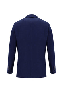 Orta Lacivert Klasik Ceket