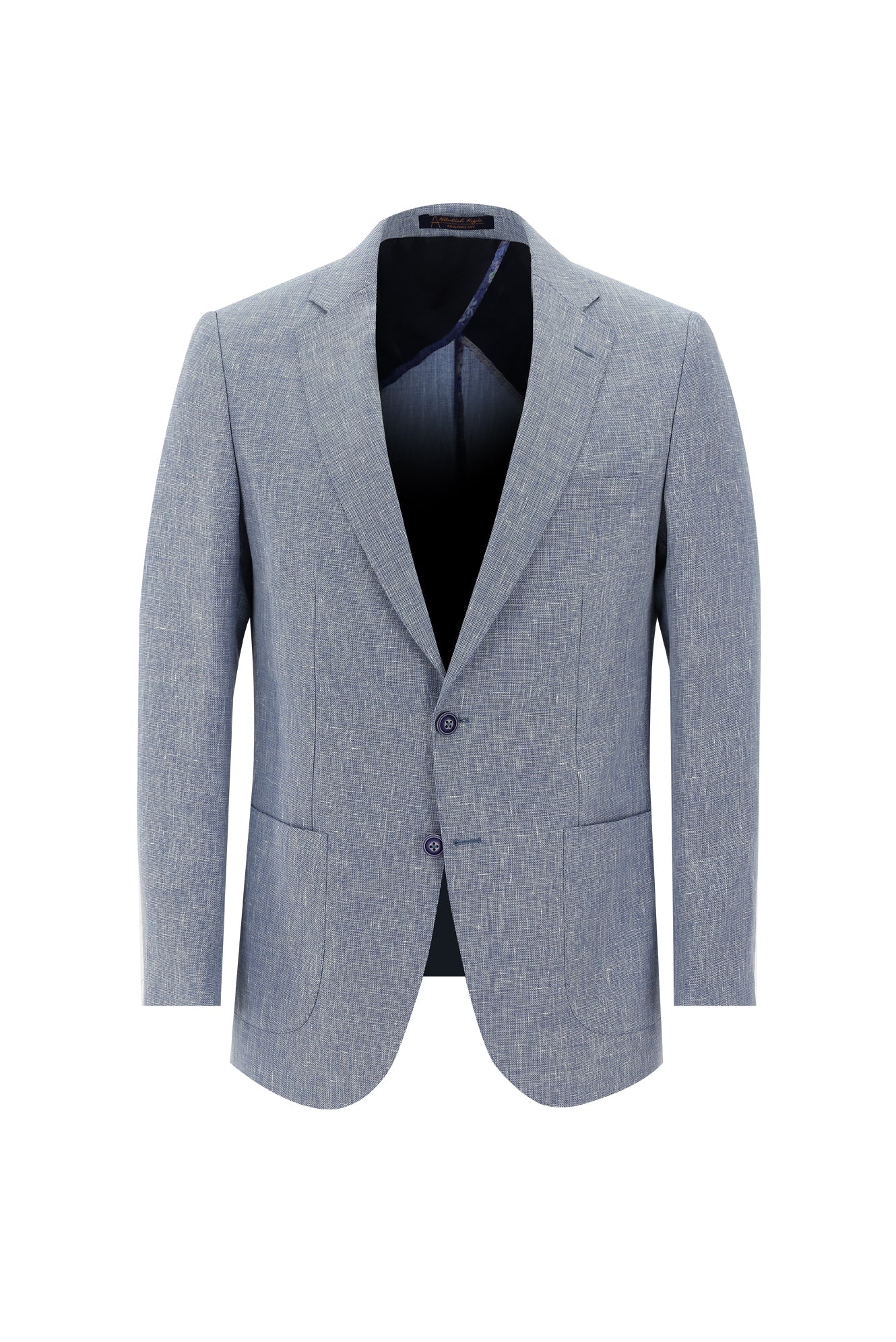 Koyu Mavi  4 Drop Relaxed Fit Rahat Kesim Klasik Ceket-Abdullah Ki??l?