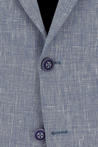 Koyu Mavi  7 Drop Slim Fit Dar Kesim Klasik Ceket-Abdullah Ki??l?
