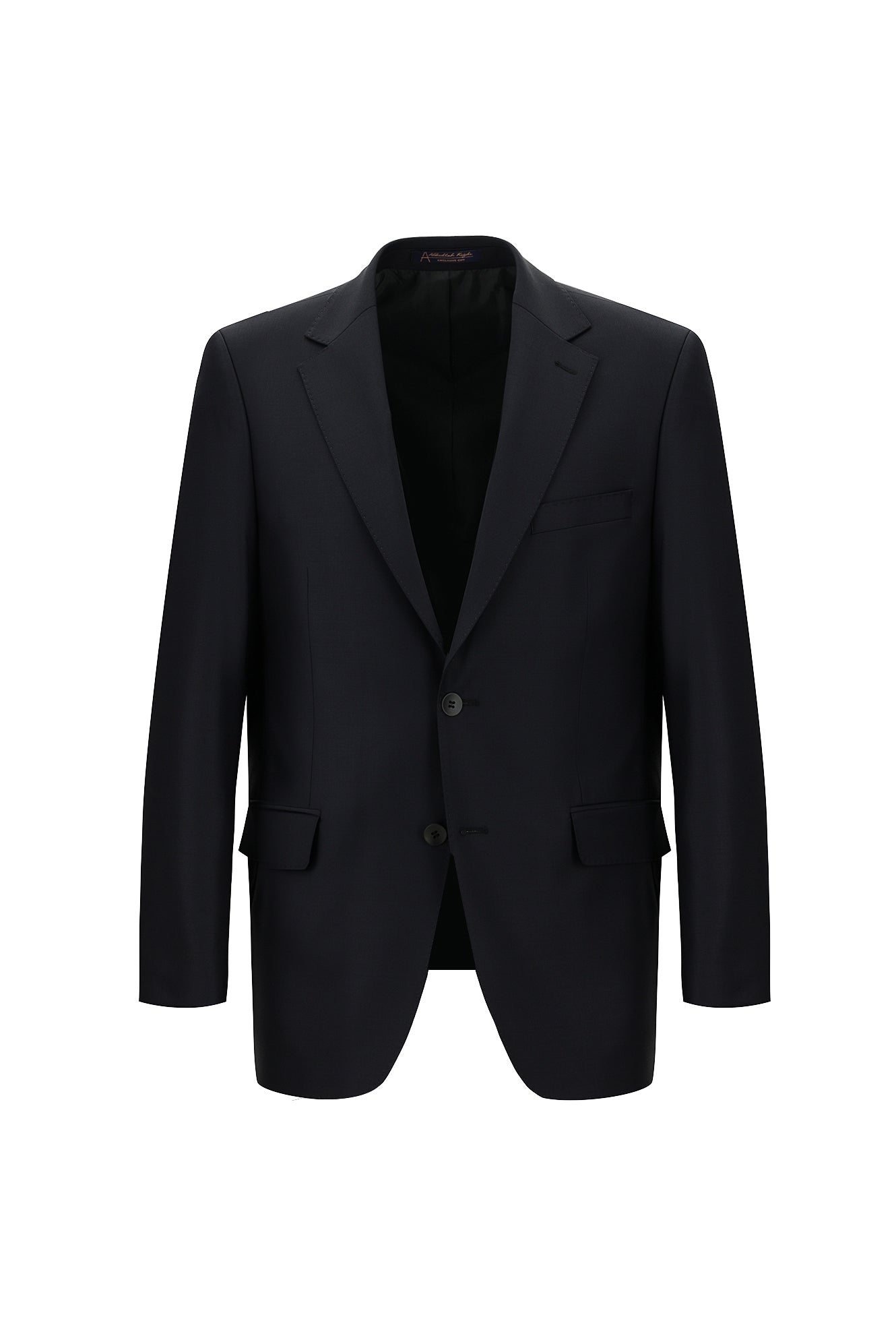Siyah Lacivert Relaxed Fit Rahat Kesim Yünlü Blazer Ceket