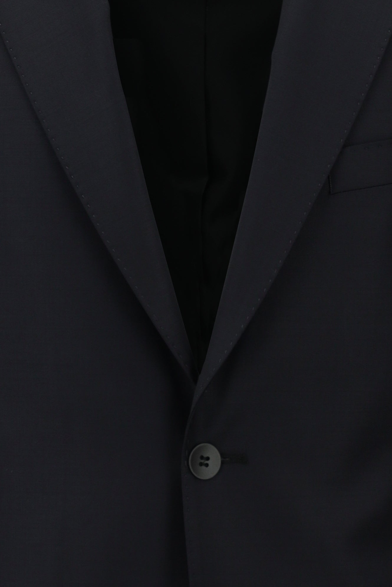 Siyah Lacivert Relaxed Fit Rahat Kesim Yünlü Blazer Ceket