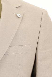Orta Vizon 4 Drop Relaxed Fit Rahat Kesim Klasik Keten Ceket-Abdullah Ki??l?