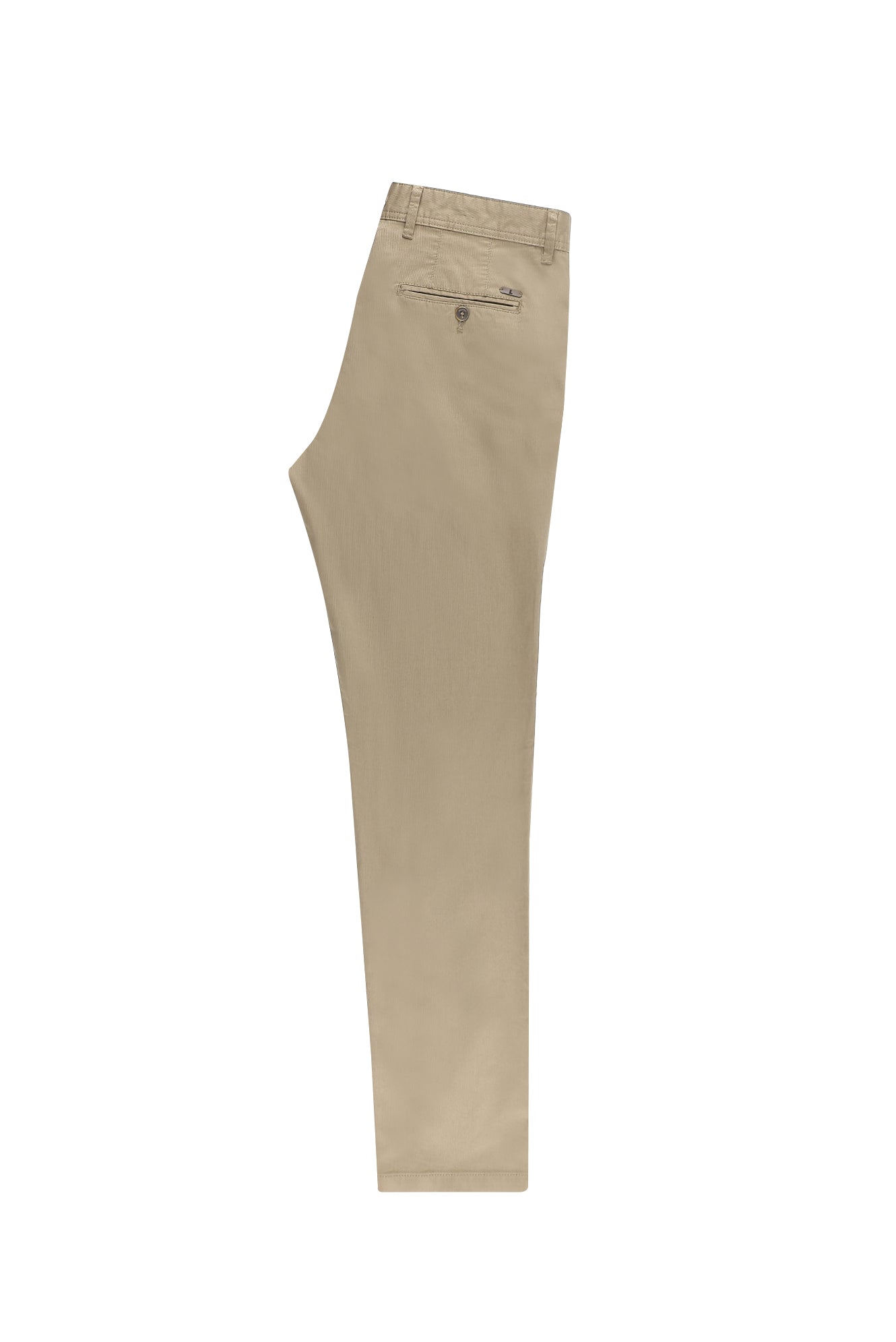 Orta Vizon Regular Fit Likralı Kanvas / Chino Pantolon