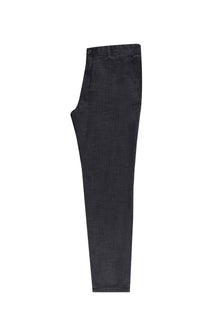 Siyah Relax Fit Rahat Kesim Likralı Denim Look Pantolon