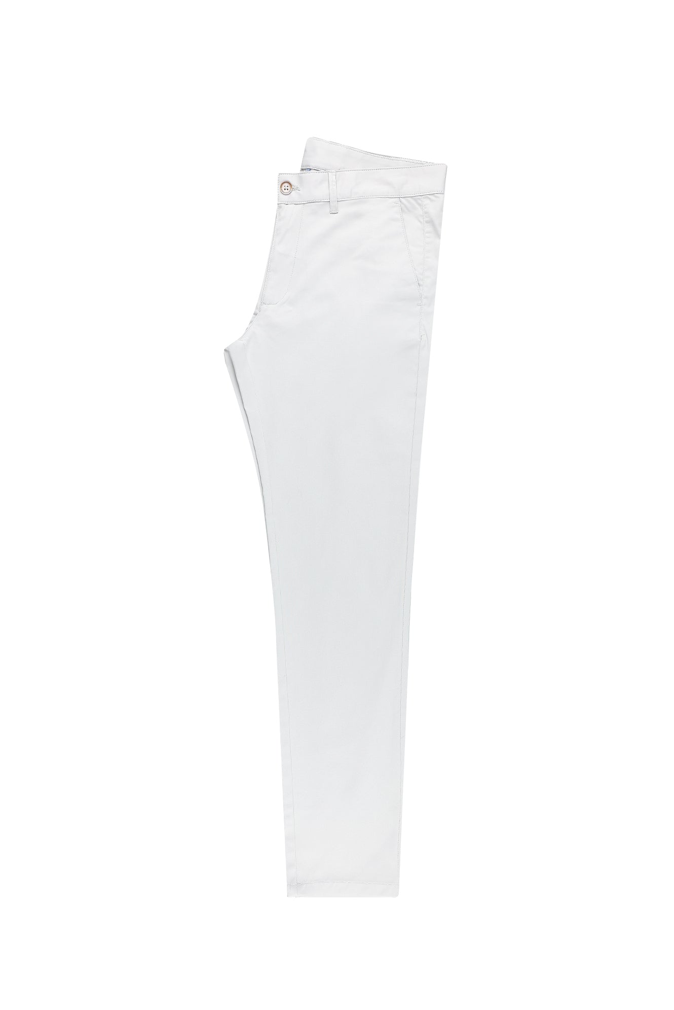 Açık Gri Regular Fit Likralı Kanvas / Chino Pantolon