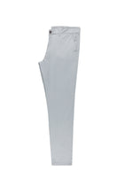 Orta Gri Slim Fit Dar Kesim Likral? Kanvas / Chino Pantolon-Abdullah Ki??l?