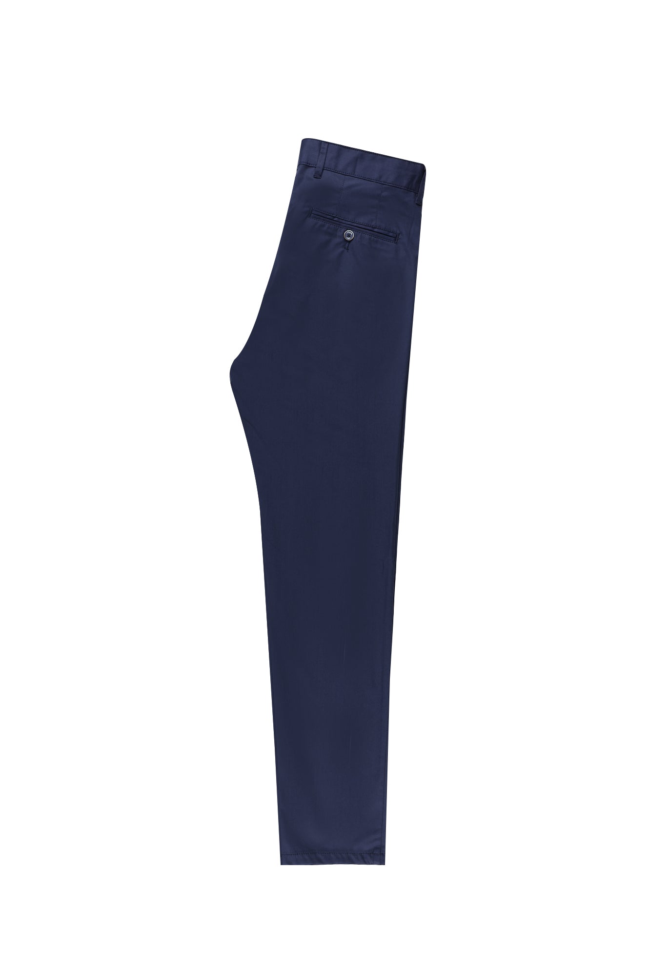 Orta Lacivert Regular Fit Standart Kesim Likral? Kanvas / Chino Pantolon-Abdullah Ki??l?