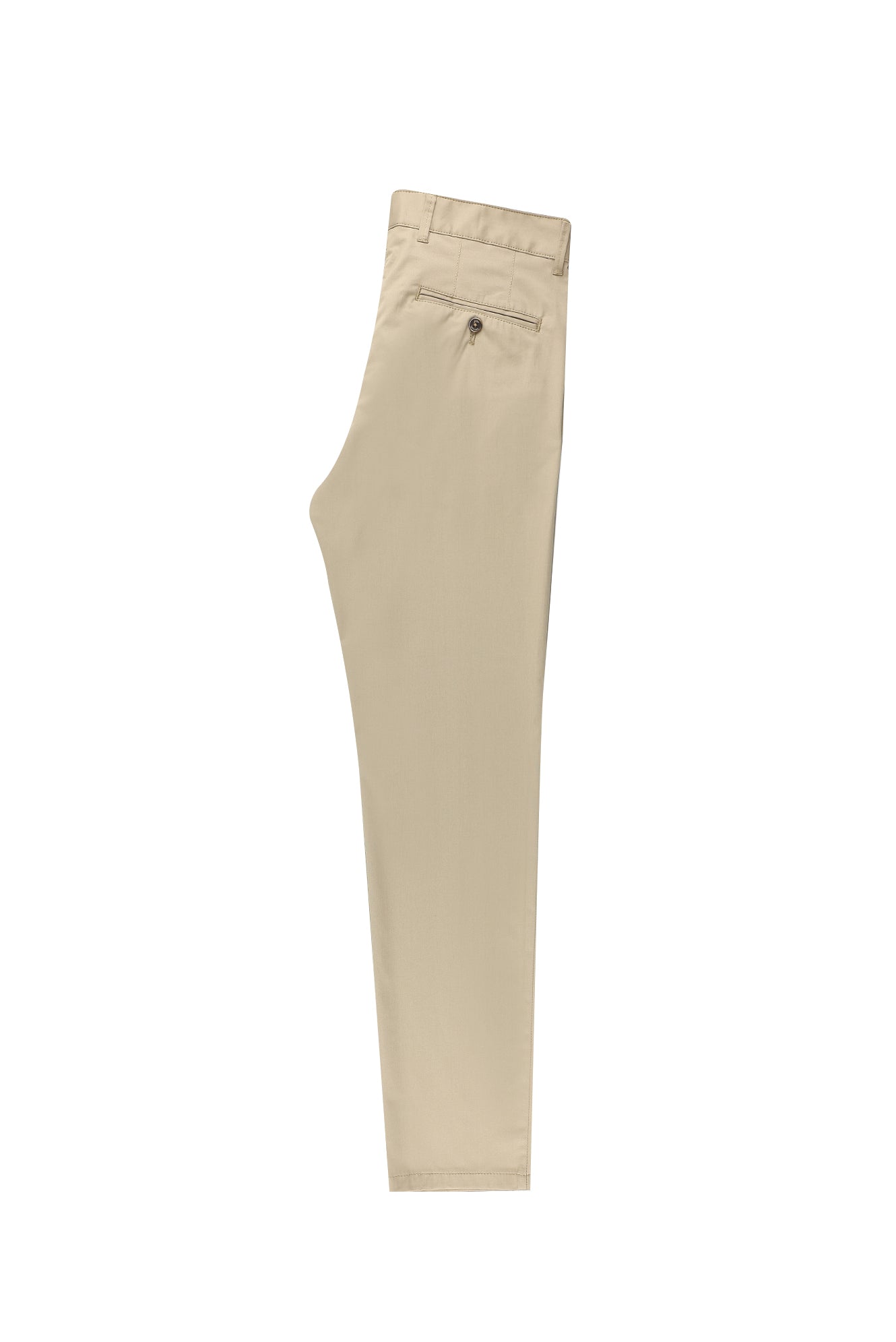 Orta Bej Regular Fit Likralı Kanvas / Chino Pantolon