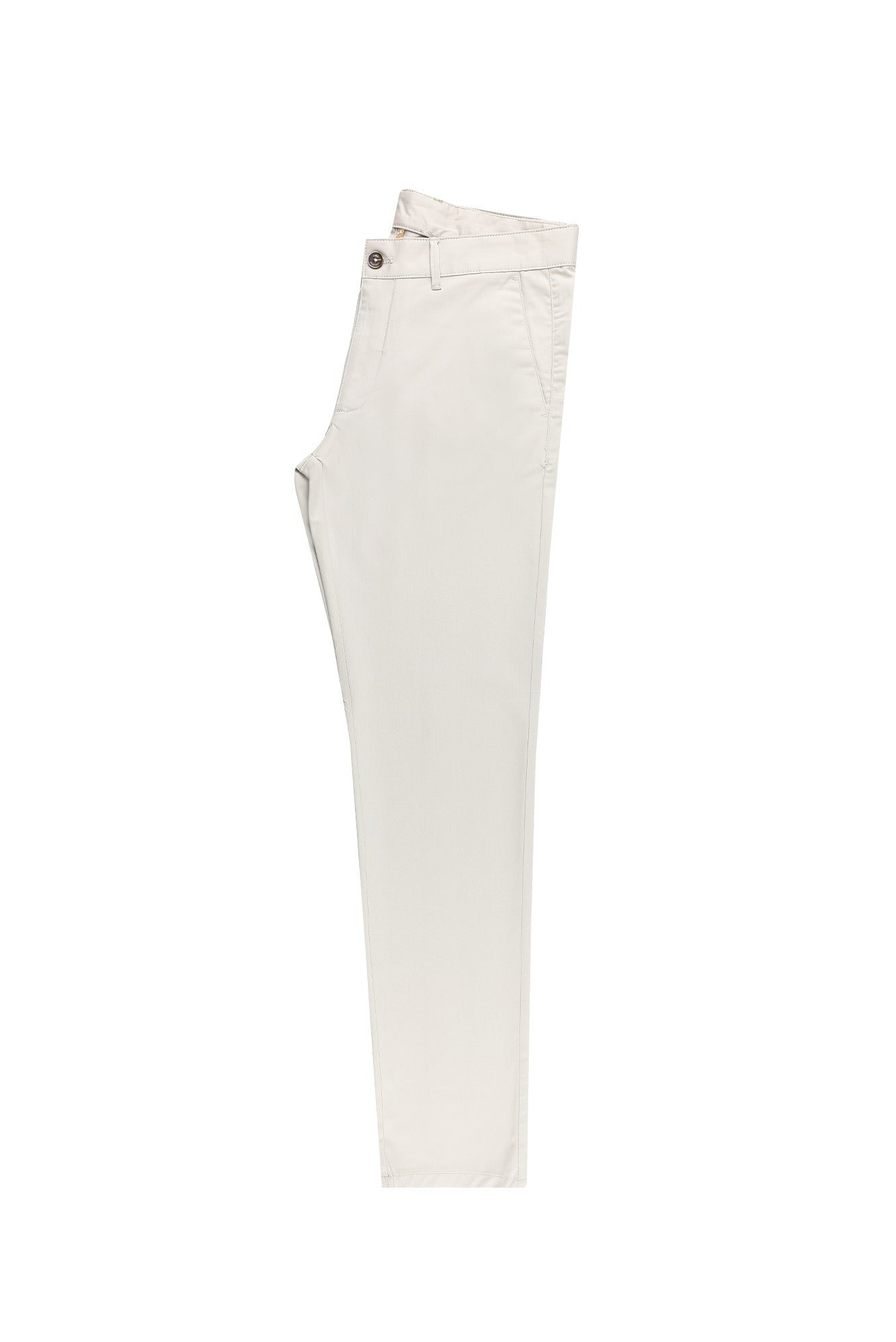 Krem Regular Fit Likralı Kanvas / Chino Pantolon