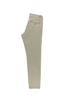 Aç?k Haki Slim Fit Dar Kesim Likral? Kanvas / Chino Pantolon-Abdullah Ki??l?
