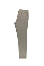 Orta Haki Slim Fit Dar Kesim Likral? Kanvas / Chino Pantolon-Abdullah Ki??l?