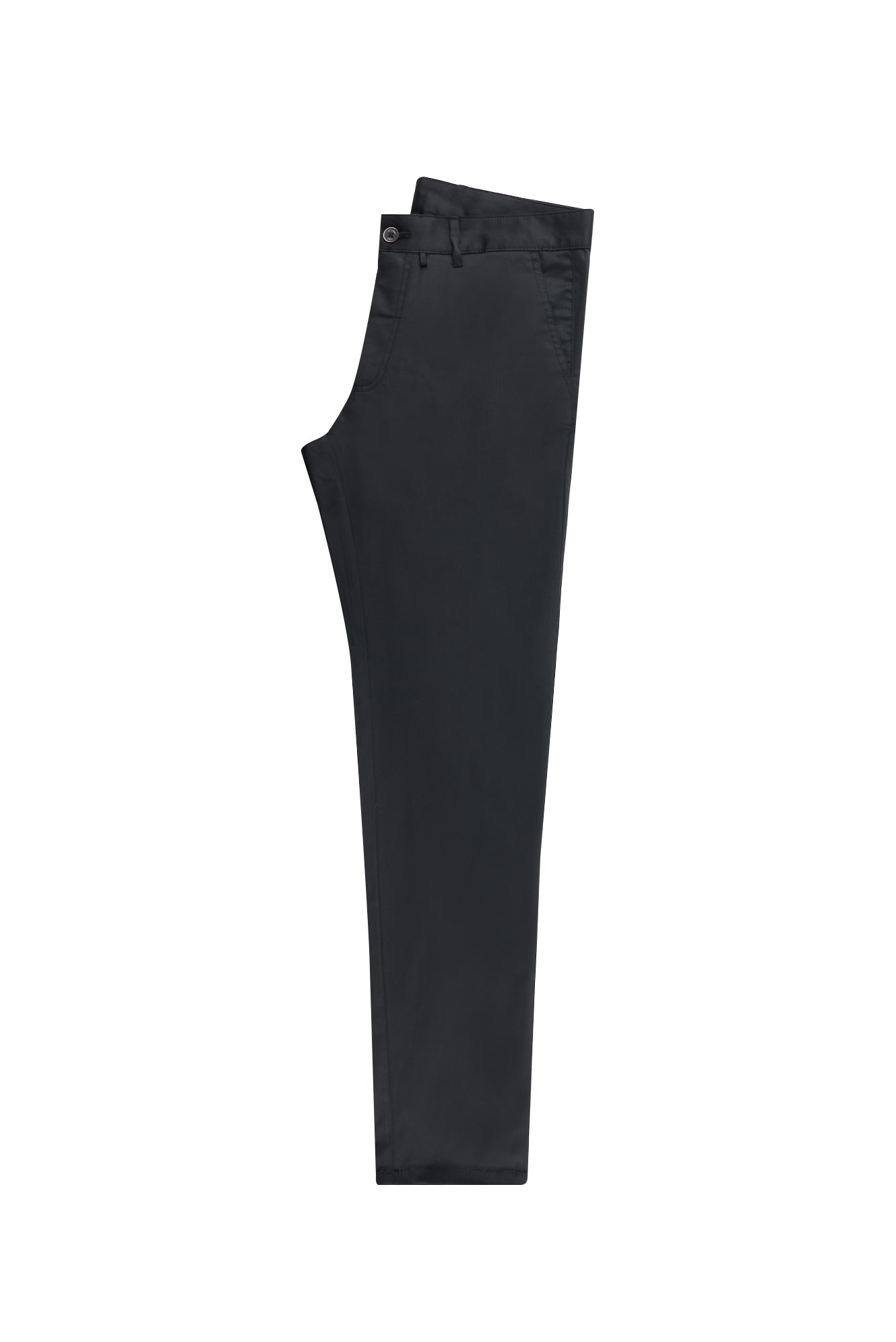 Siyah Slim Fit Dar Kesim Likralı Kanvas / Chino Pantolon