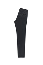 Siyah Slim Fit Dar Kesim Likral? Kanvas / Chino Pantolon-Abdullah Ki??l?