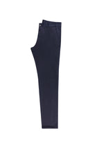 Koyu Lacivert Slim Fit Dar Kesim Likralı Kanvas / Chino Pantolon