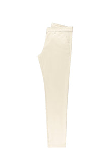 Açık Bej Slim Fit Dar Kesim Likralı Kanvas / Chino Pantolon