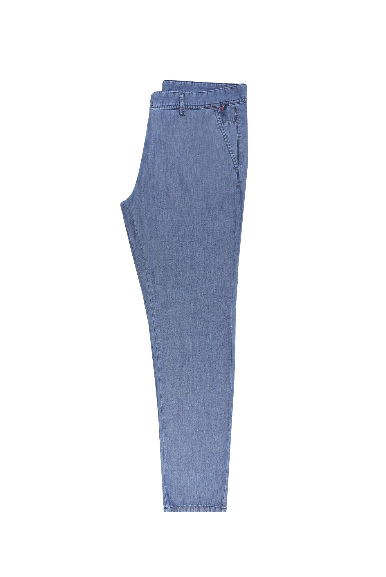 Açık Mavi Regular Fit Likralı Kanvas / Chino Pantolon