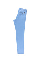 Açık Mavi Regular Fit Likralı Kanvas / Chino Pantolon