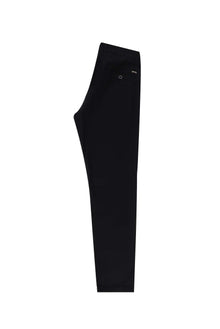 Siyah Likralı Kanvas / Chino Pantolon