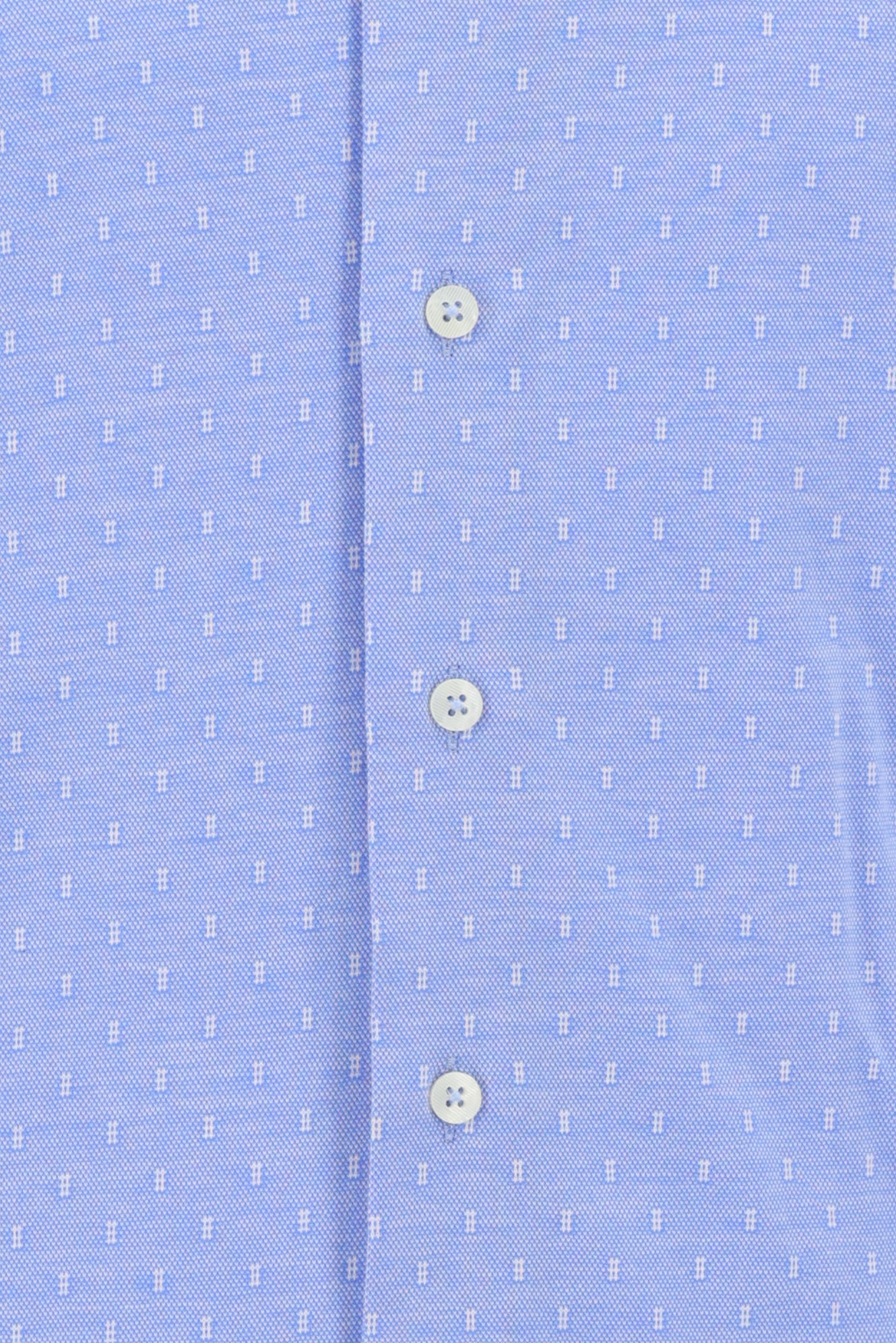 Koyu Lacivert Uzun Kol Slim Fit Dar Kesim Desenli Spor Pamuk Gömlek