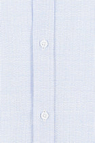 Açık Mavi Uzun Kol Slim Fit Dar Kesim Desenli Pamuk Gömlek