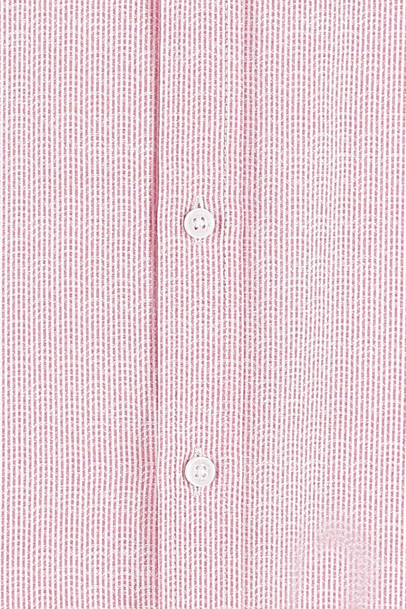 Şeker Pembe Uzun Kol Slim Fit Dar Kesim Desenli Pamuk Gömlek