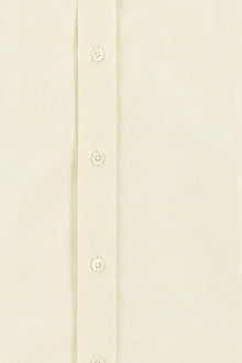 Açık Sarı Uzun Kol Slim Fit Dar Kesim Desenli Pamuk Gömlek