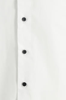 Beyaz Ata Yaka Slim Fit Dar Kesim Pamuk Gömlek