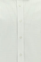 Beyaz Uzun Kol Slim Fit Dar Kesim Klasik Desenli Pamuk Gömlek