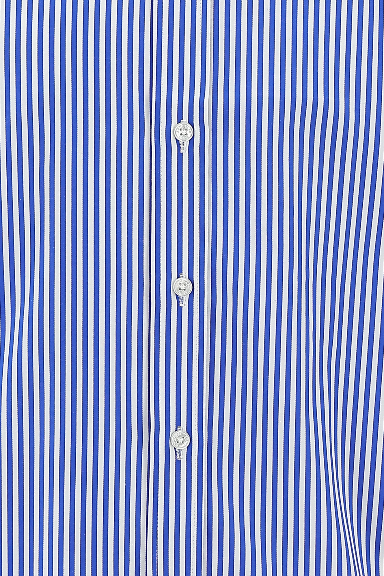 Mavi Uzun Kol Regular Fit Çizgili Pamuk Gömlek