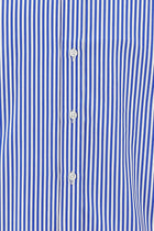 Mavi Uzun Kol Regular Fit Çizgili Pamuk Gömlek