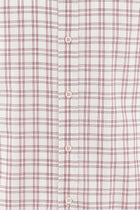 Bayrak Kırmızı Uzun Kol Regular Fit Ekose Pamuk Gömlek