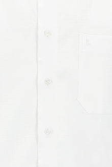 Beyaz Kısa Kol Regular Fit Pamuk Gömlek